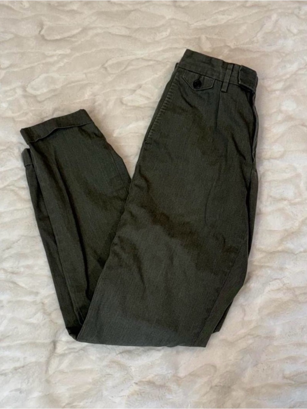 Wallace & Barnes green chino pants W28 L32